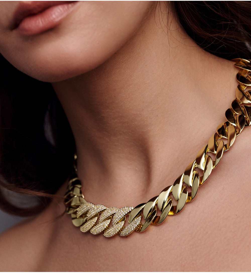 Naszyjnik złoty łańcuch Yukio NRG0520