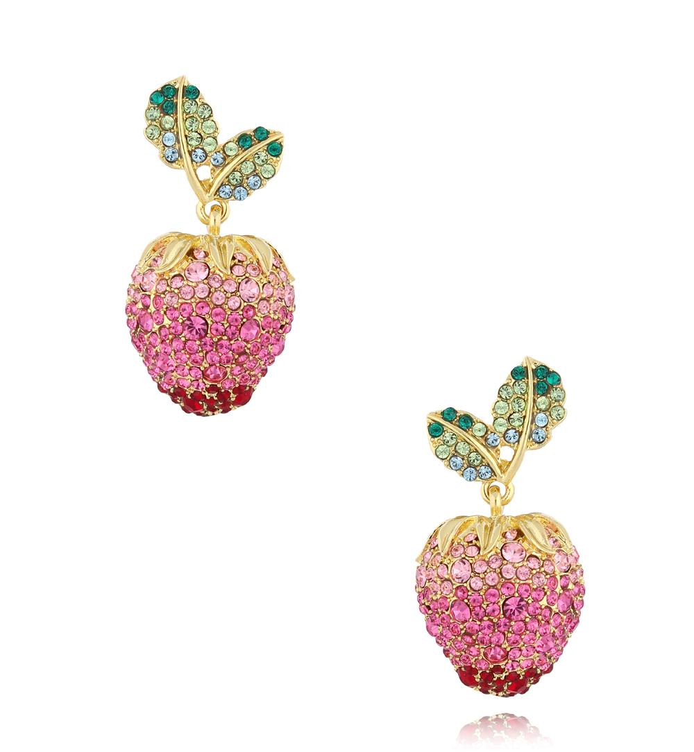 Kolczyki fuksjowe jabłka Apples KSS1415