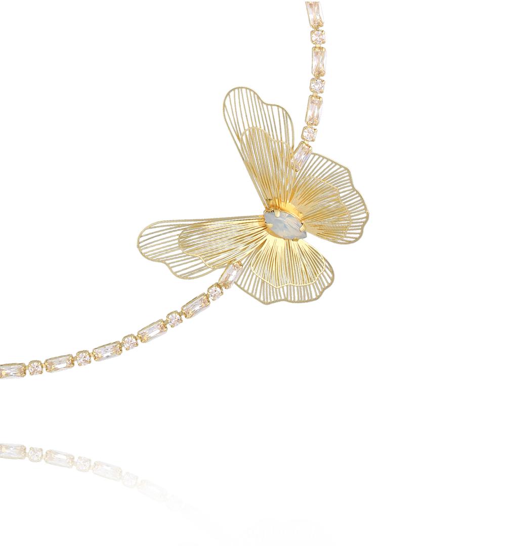 Naszyjnik z motylem NGA0001