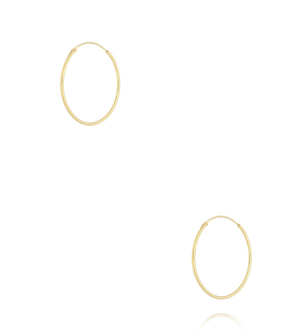 Kolczyki koła złote KCA0180