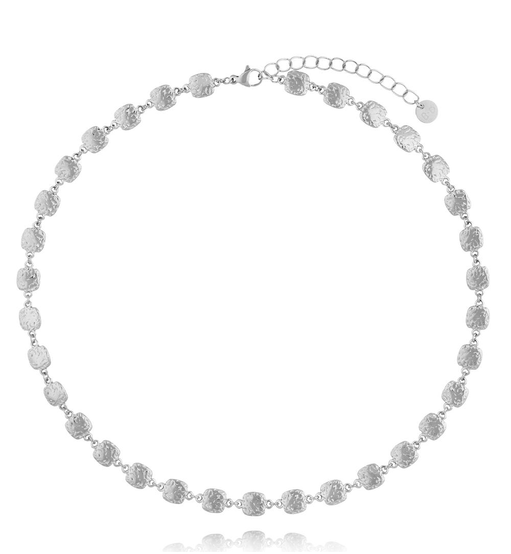 Zestaw biżuterii z fakturowanymi elementami ZN0126