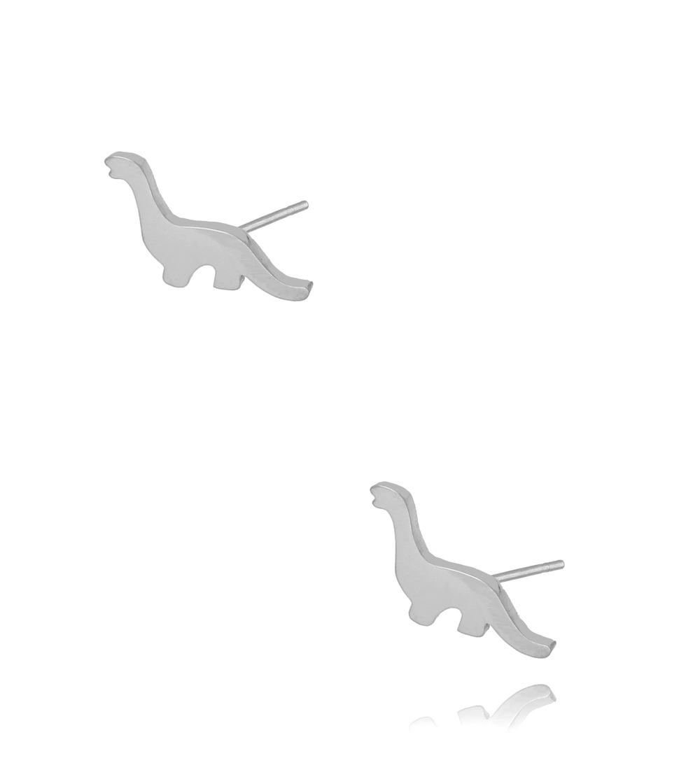 Kolczyki dinozaury srebrne Saurus  KSA0413