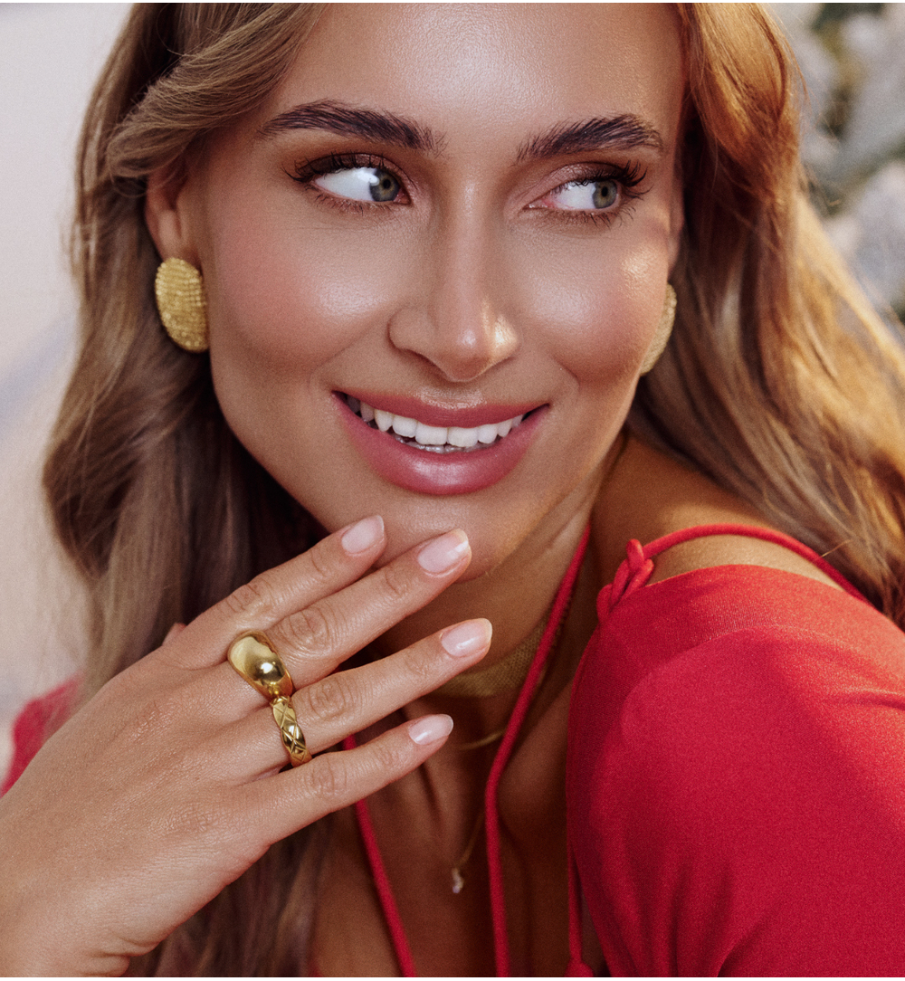 Obrączka złota fasetowana PSY0203