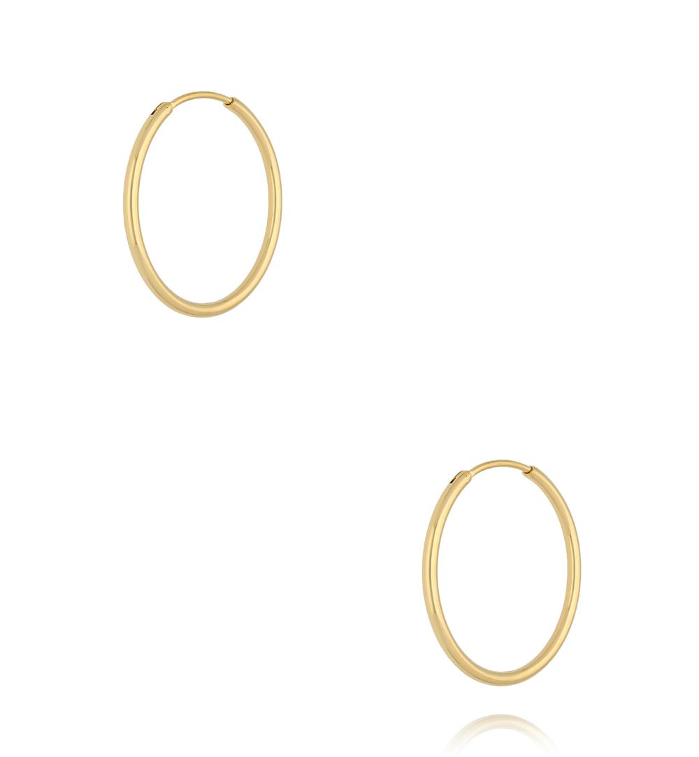 Klasyczne złote kółka 30 mm KSA2525