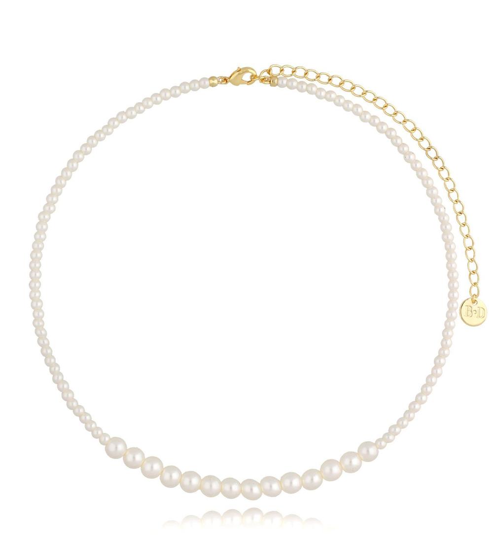 Naszyjnik złoty z czarnym misiem podwójny Bears NS0135