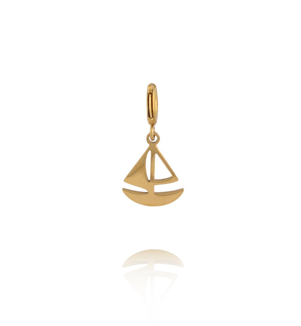 Charms złota żaglówka CHA0166