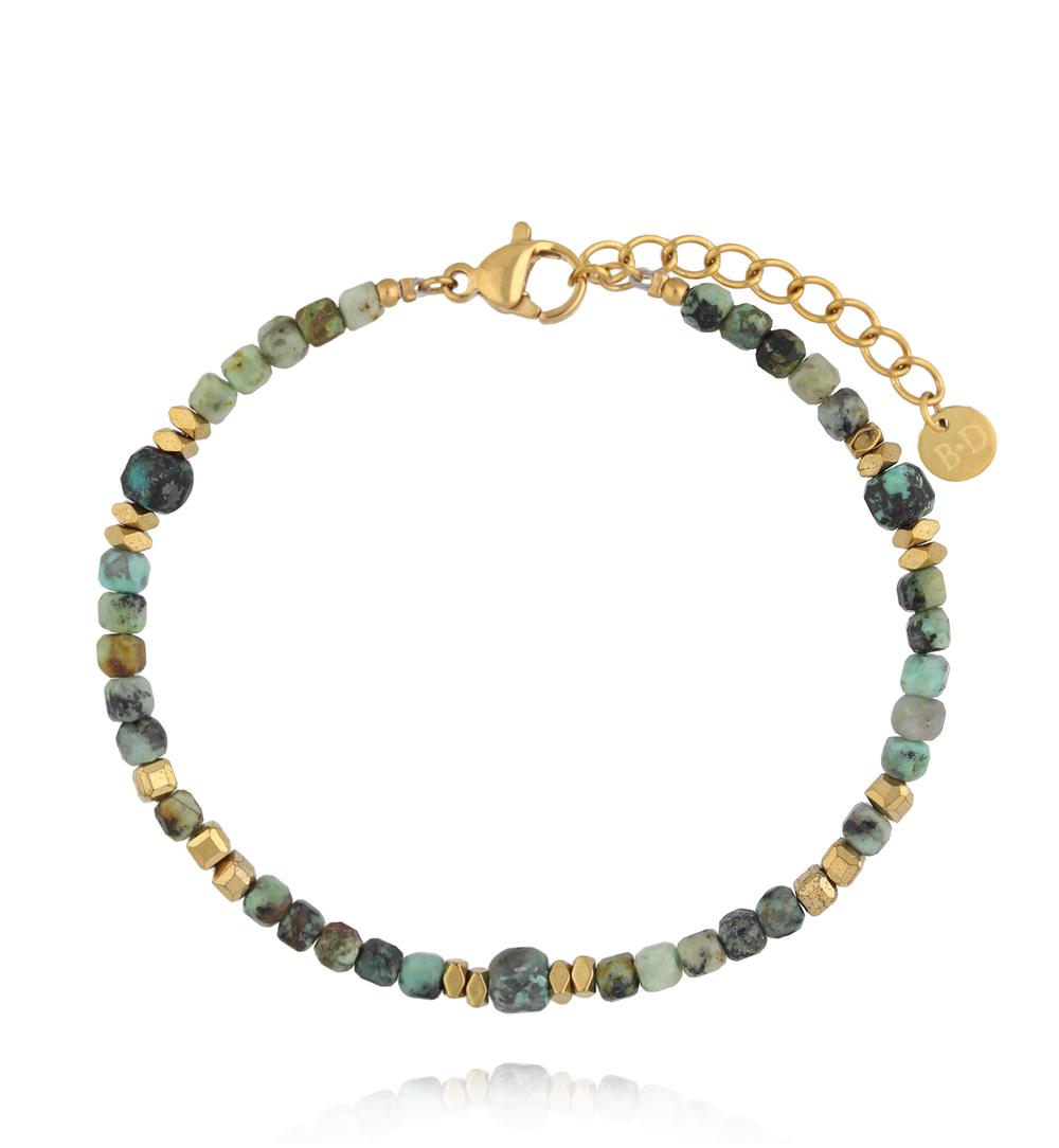 Bransoletka z turkusu afrykańskiego BPA0577