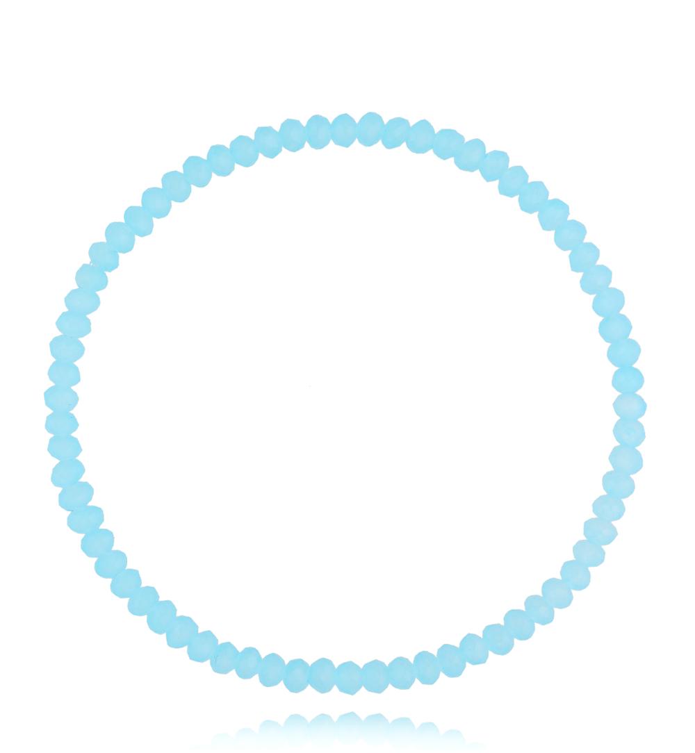 Bransoletka z niebieskimi kryształkami Luminous Crystal 3 mm BCY0265