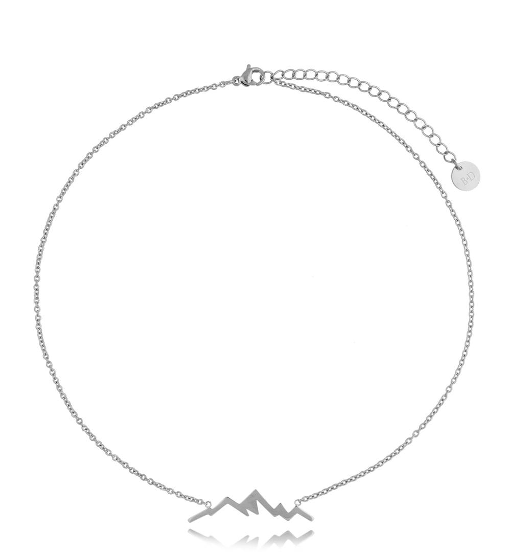 Naszyjnik z górami ze stali szlachetnej Mount NSA0240