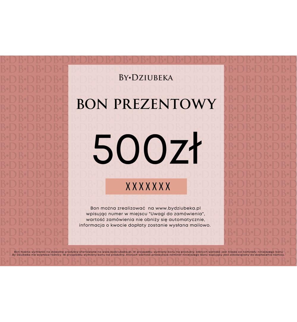 Bon Prezentowy 500 zł online do wydruku BON500