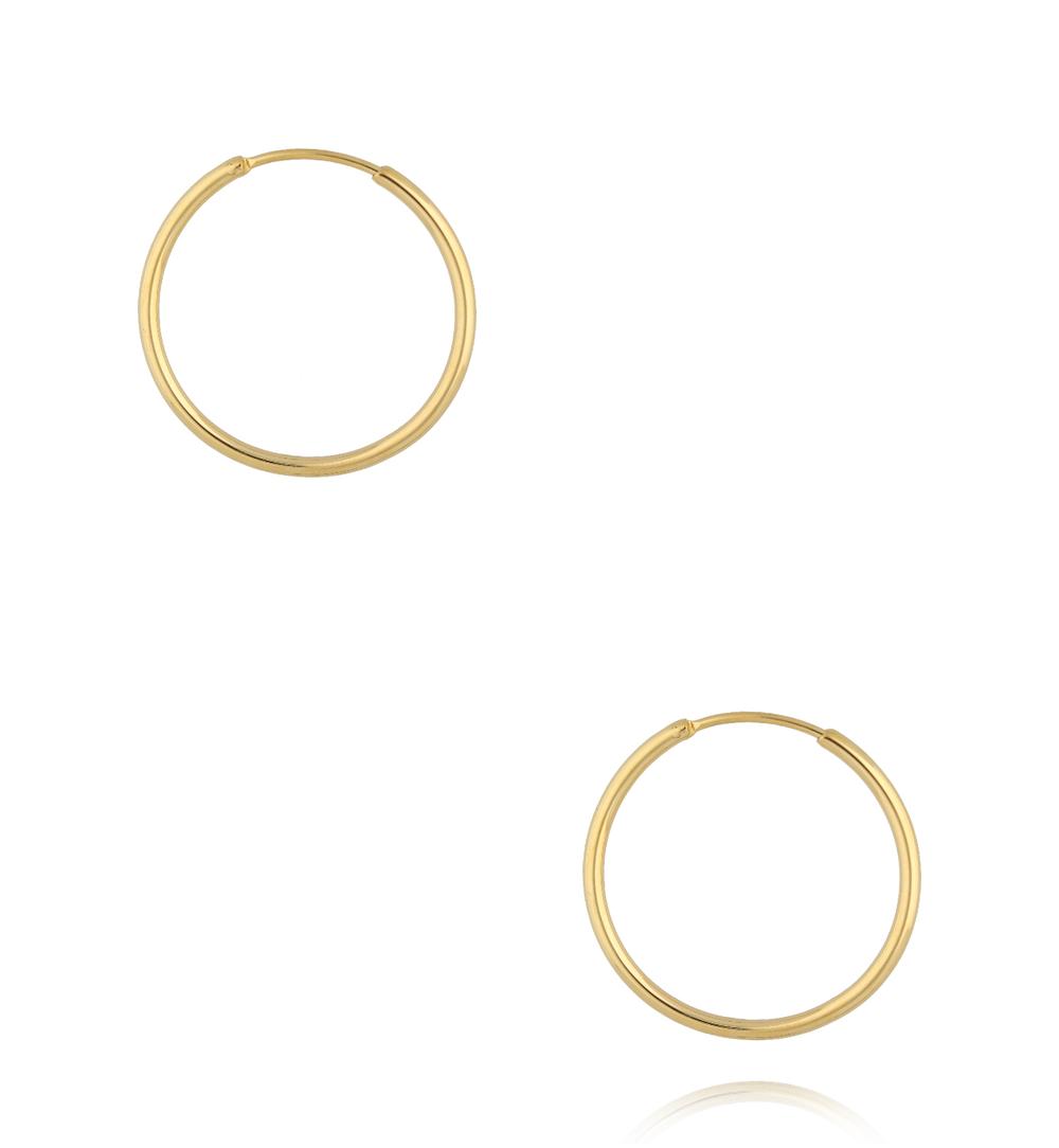 Klasyczne złote kółka 30 mm KSA2525