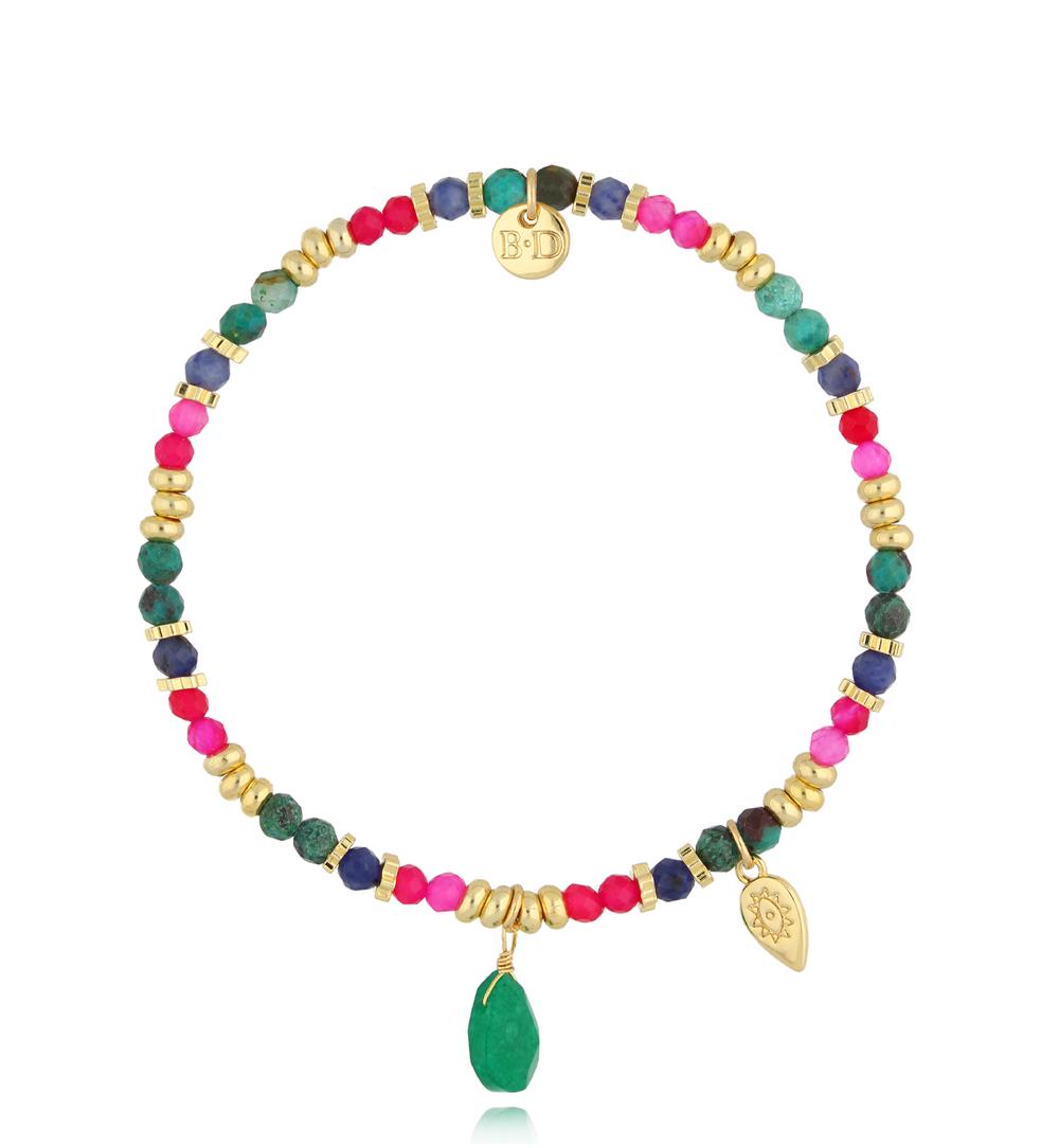Bransoletka kolorowa z kamieniami Firmness BSC1765