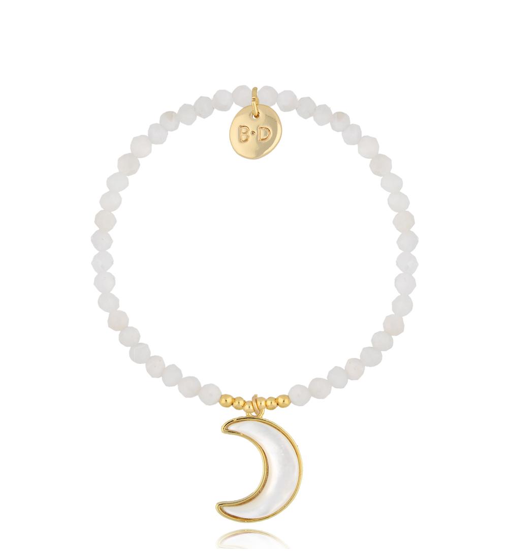 Bransoletka bała z księżycem Amsterdam BTW1615