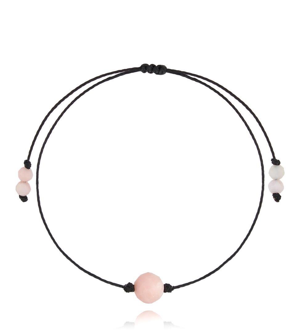 Bransoletka z różowym opalem Birthstones BGL0726
