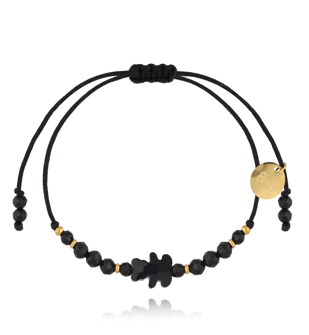 Bransoletka z czarnym misiem Black Bear BMT0039