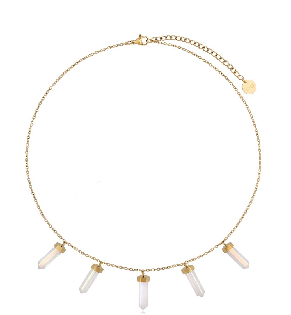 Naszyjnik z kwarcami Destinol NLB0216