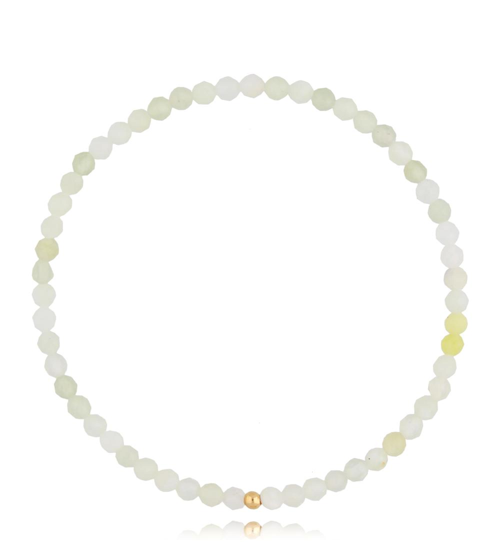 Bransoletka z zielonymi opalami Basic BTW1561