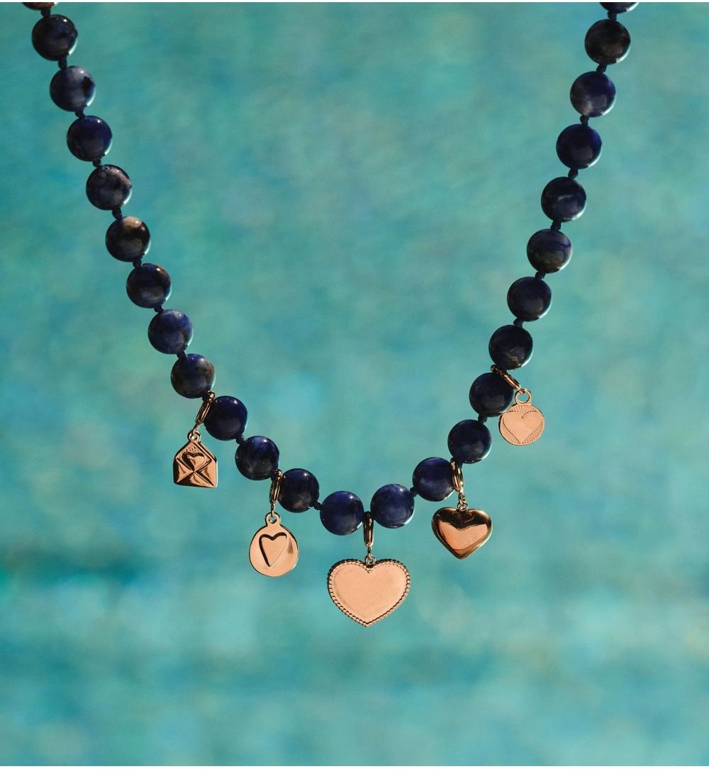 Charms złote serce duże CHA0205