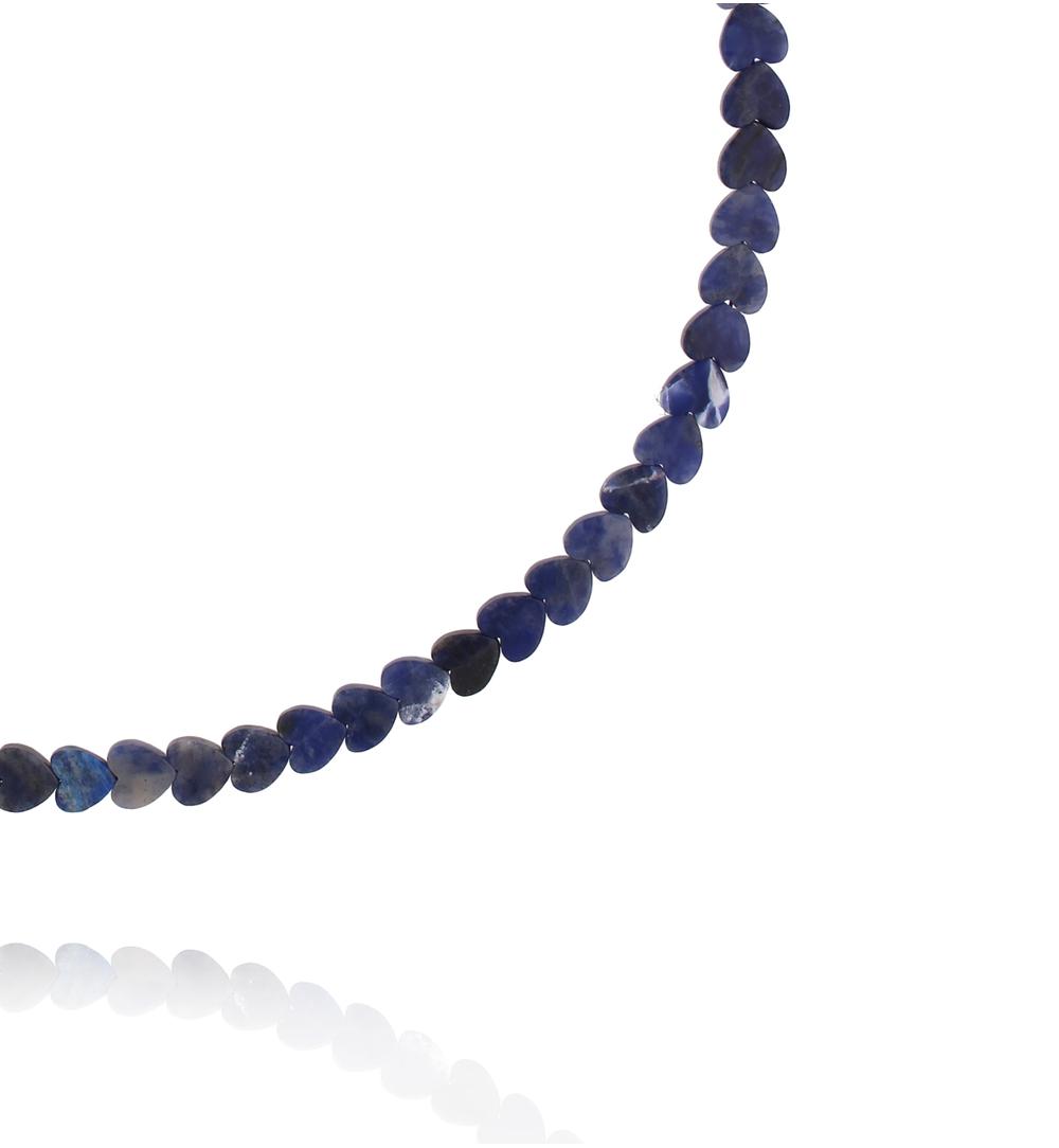 Naszyjnik z sodalitu – serca NTW1656