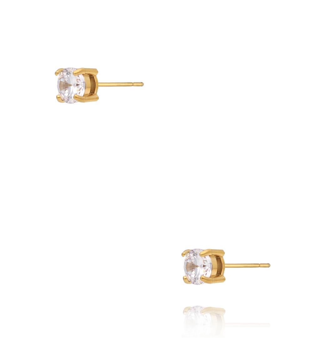 Kolczyki sztyfty z cyrkonią KSY0688