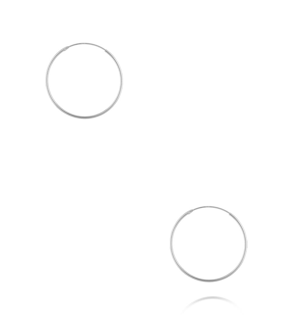 Kolczyki koła srebrne KCA0181