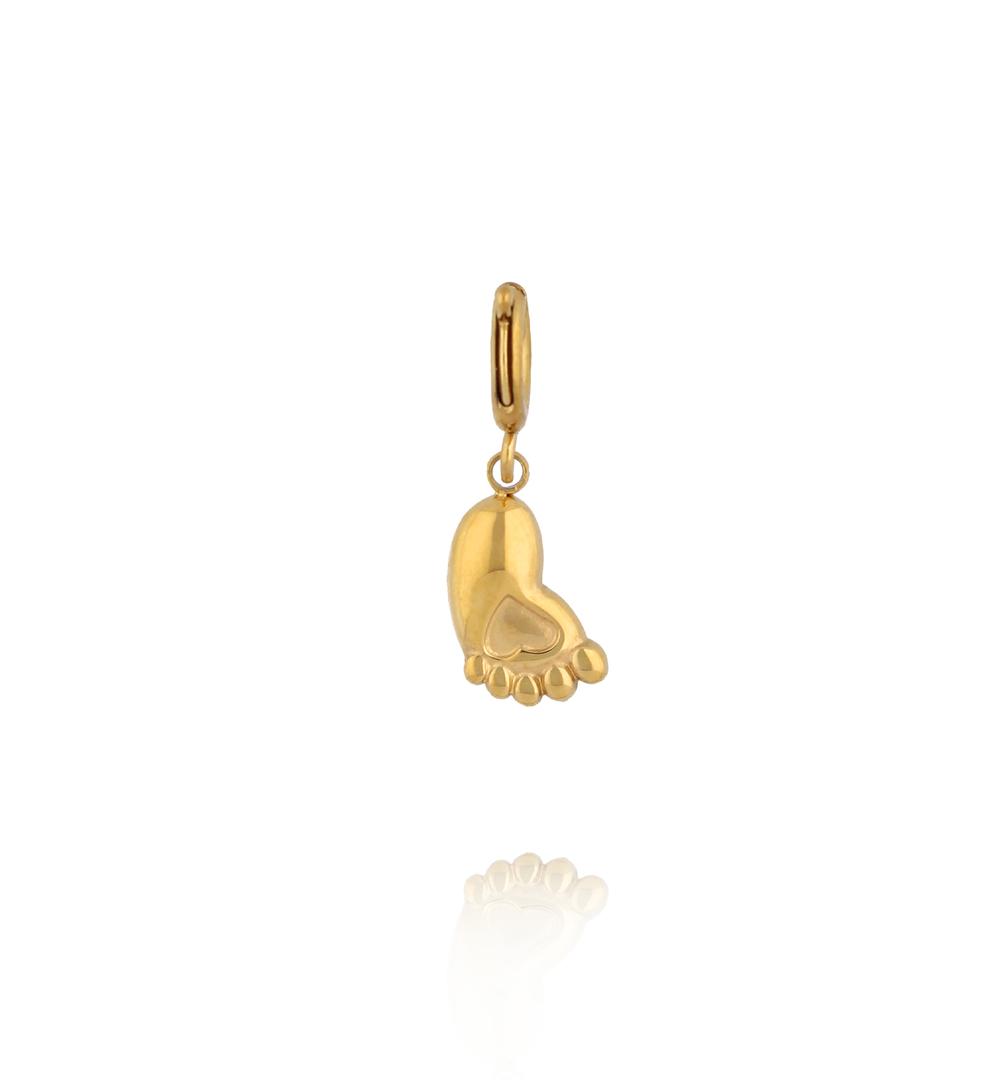Charms złota stópka CHA0254
