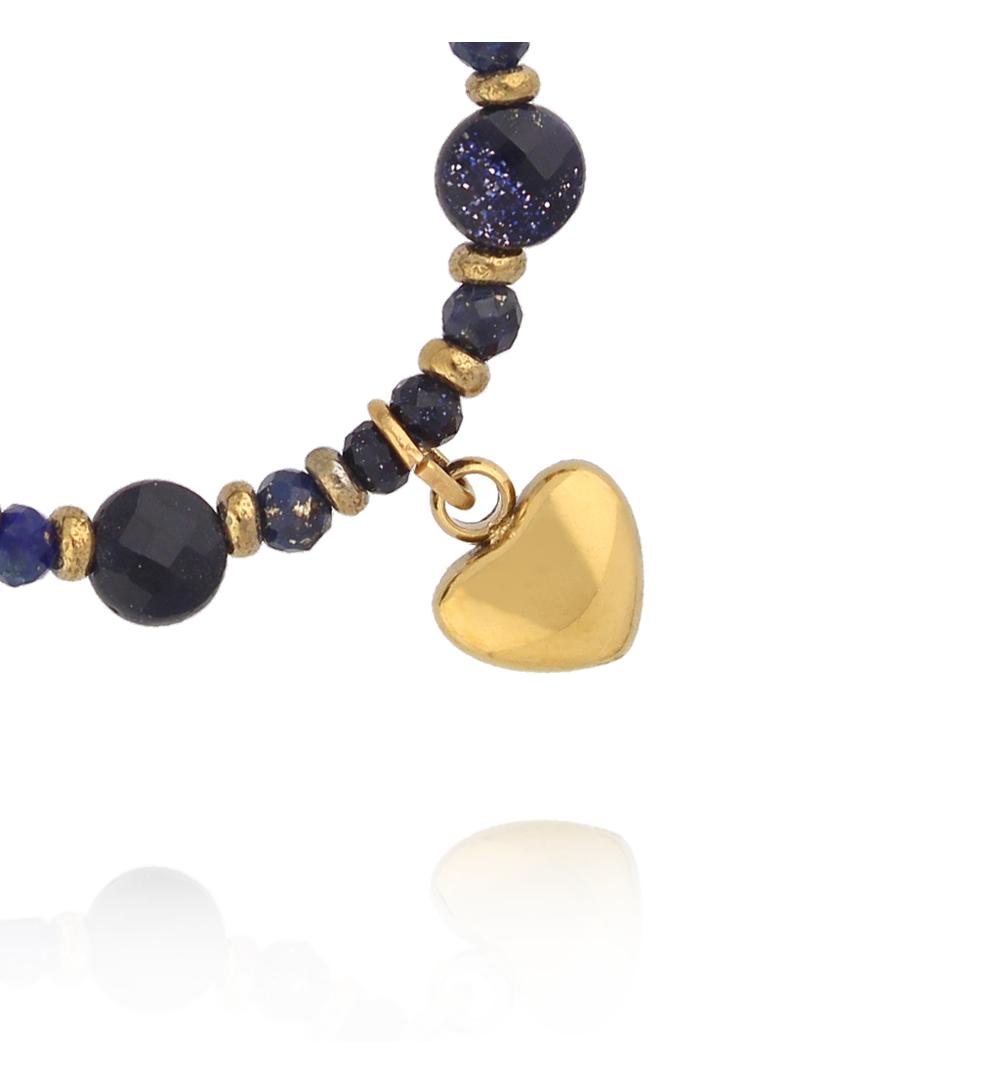 Pierścionek elastyczny z lapisami  PTW0653