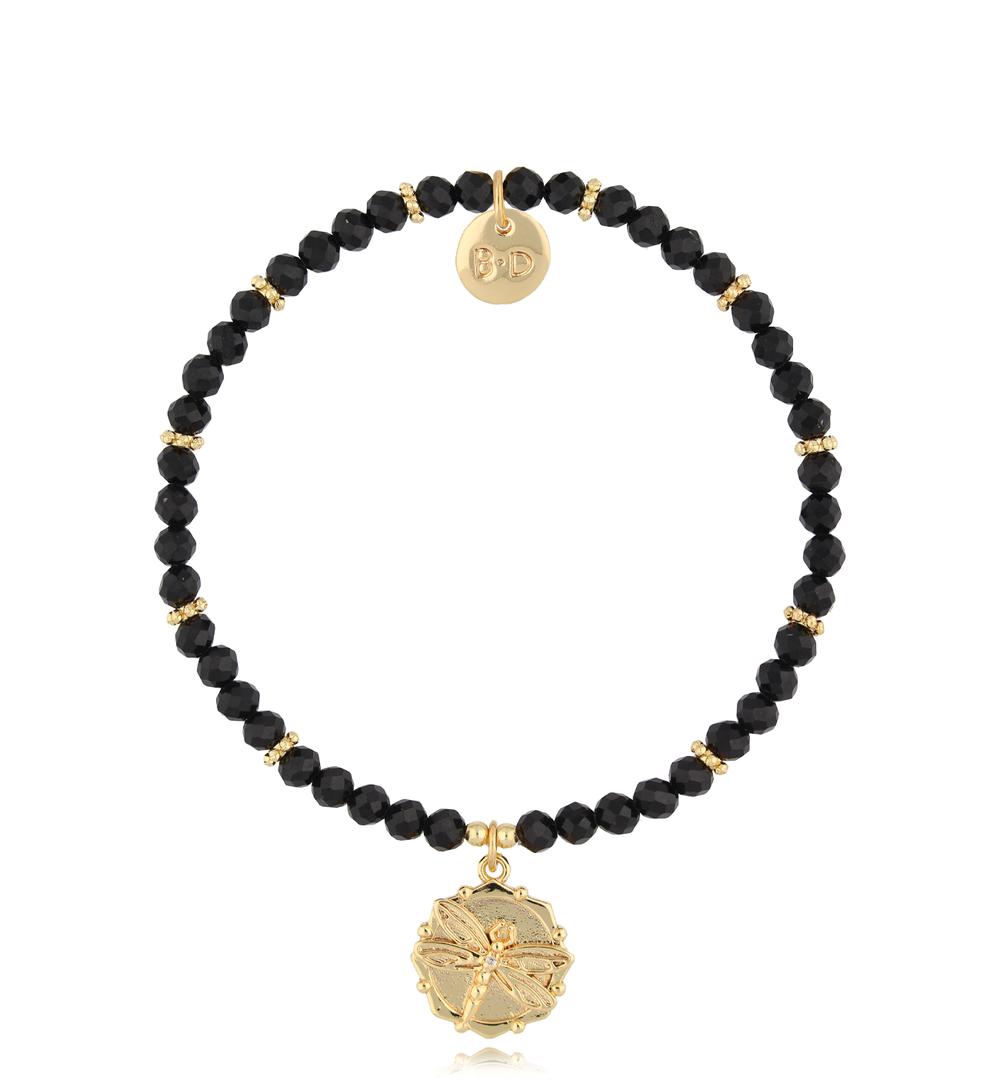 Bransoletka z turmalinami i ważką Andrea BTW2187