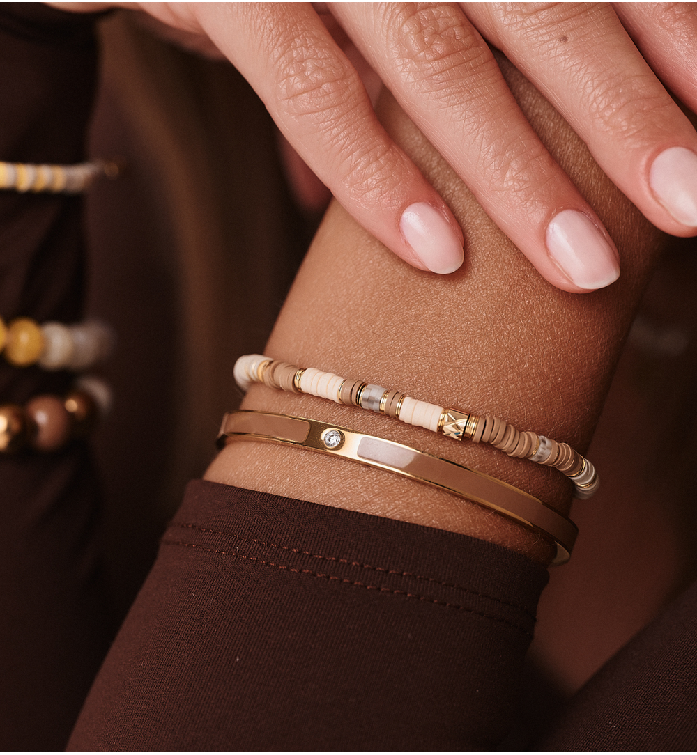 Bransoletka beżowa BSC2230