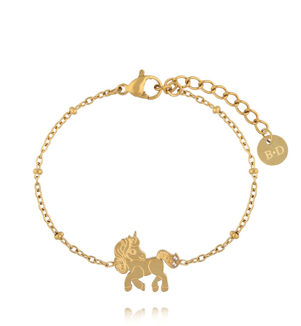 Zestaw biżuterii dla dziewczynki z konikiem ZN0226