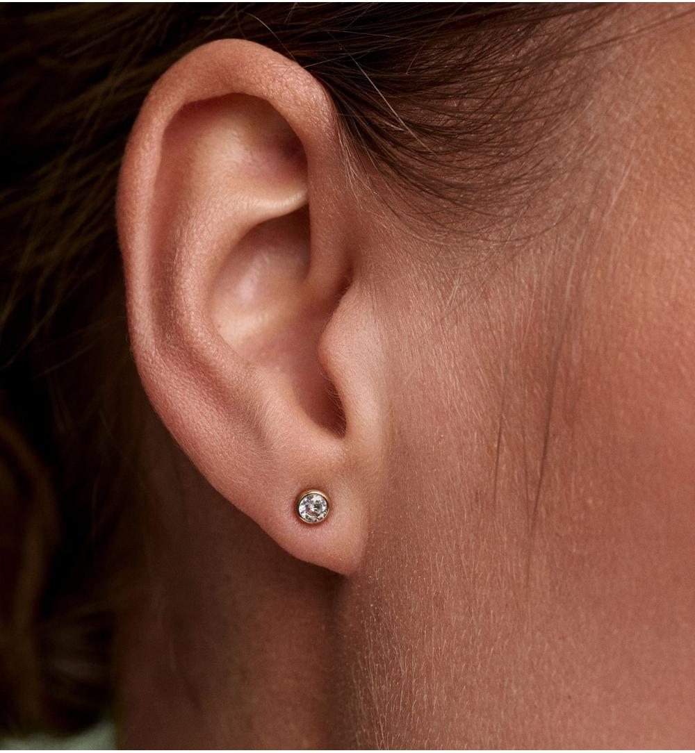 Zestaw biżuterii złota żmijka z cyrkoniami ZN0233