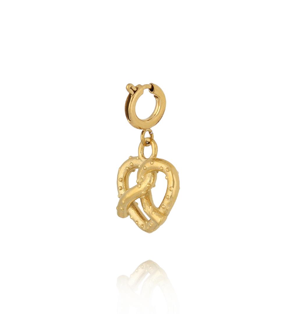 Charms złote serce z precla CHA0262