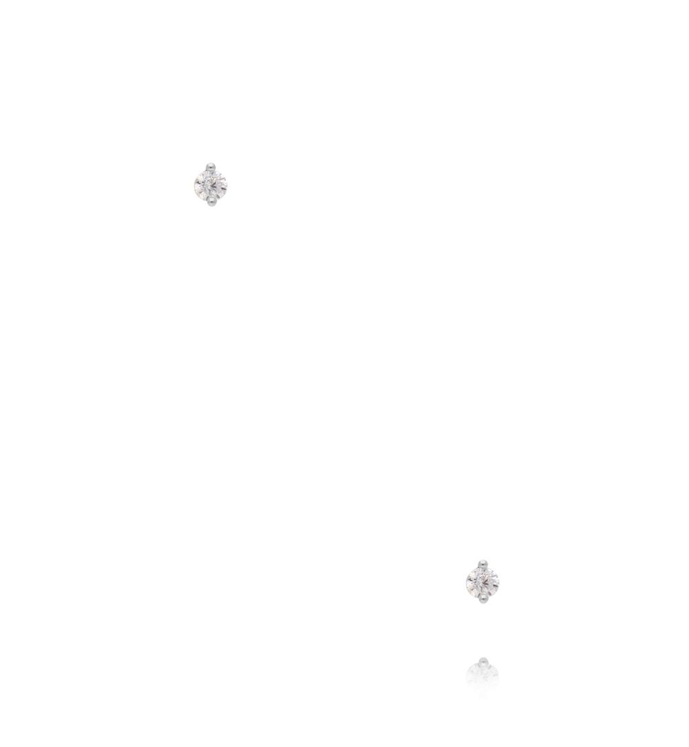 Zestaw kolczyków srebrnych – gwiazdki i kulki z cyrkoniami KCA0193