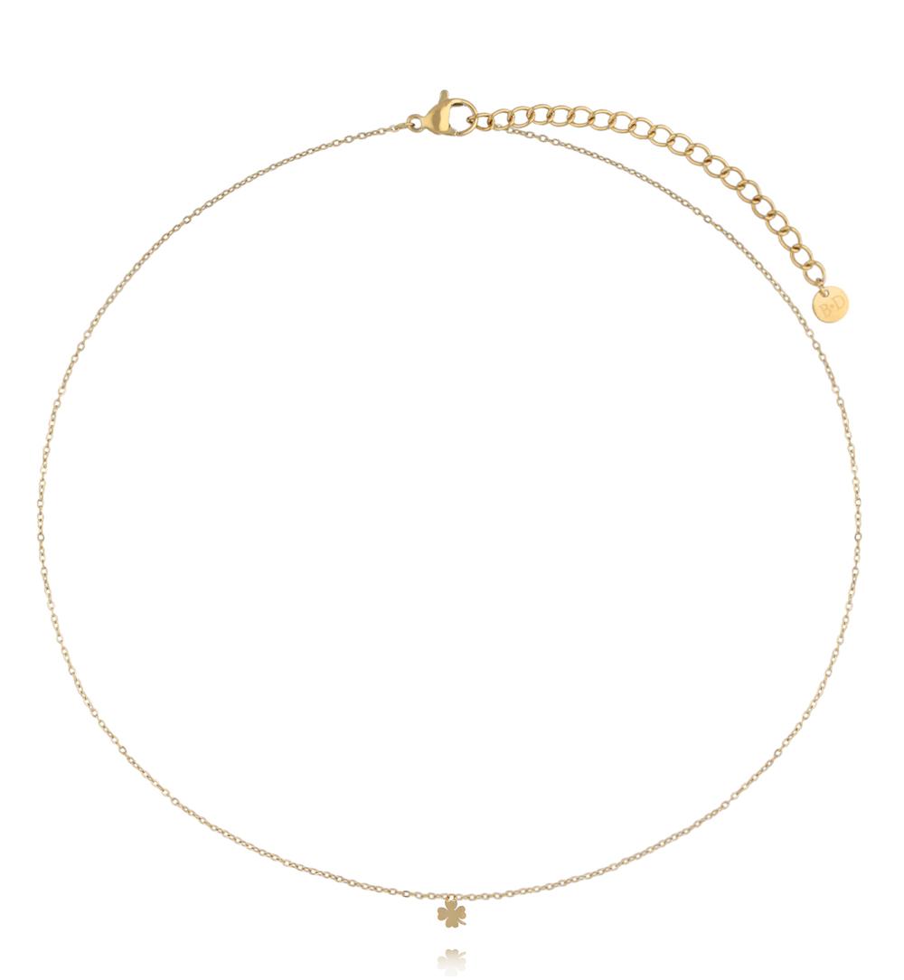 Naszyjnik z koniczynką złoty NSY0775