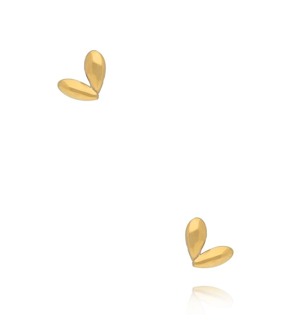 Kolczyki sztyfty w kształcie serca KSY0691