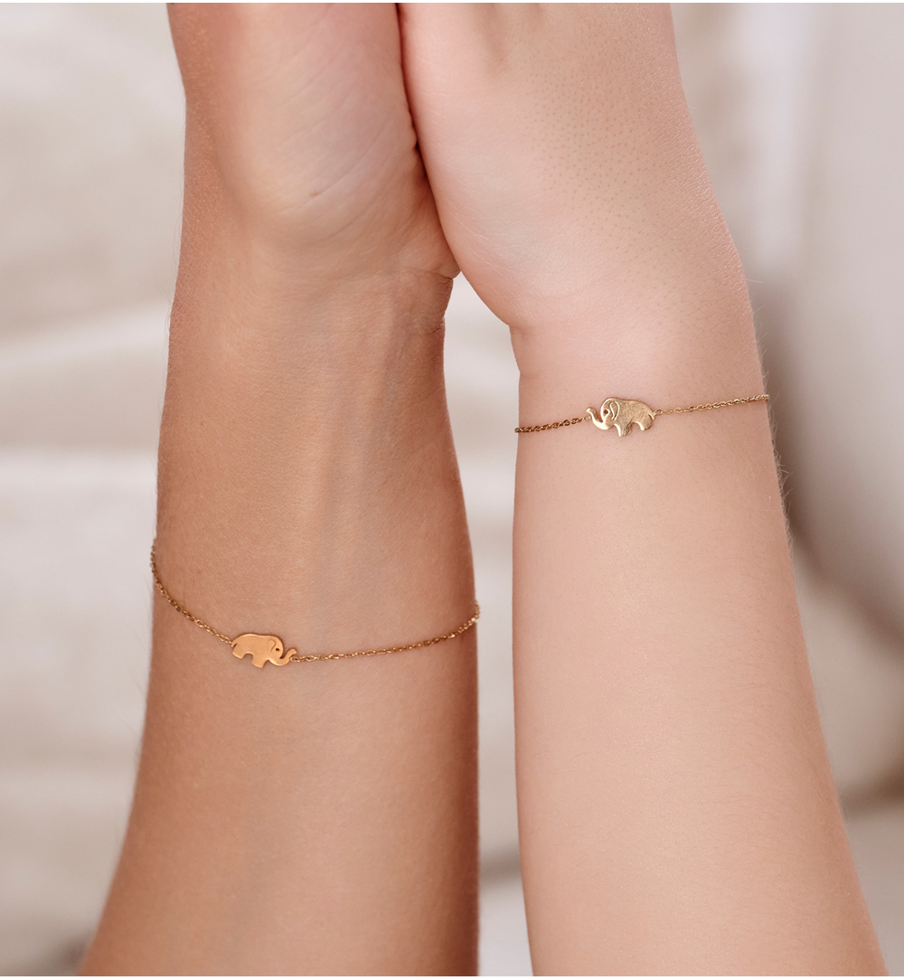Bransoletka ze słonikiem dla mamy BSY0551