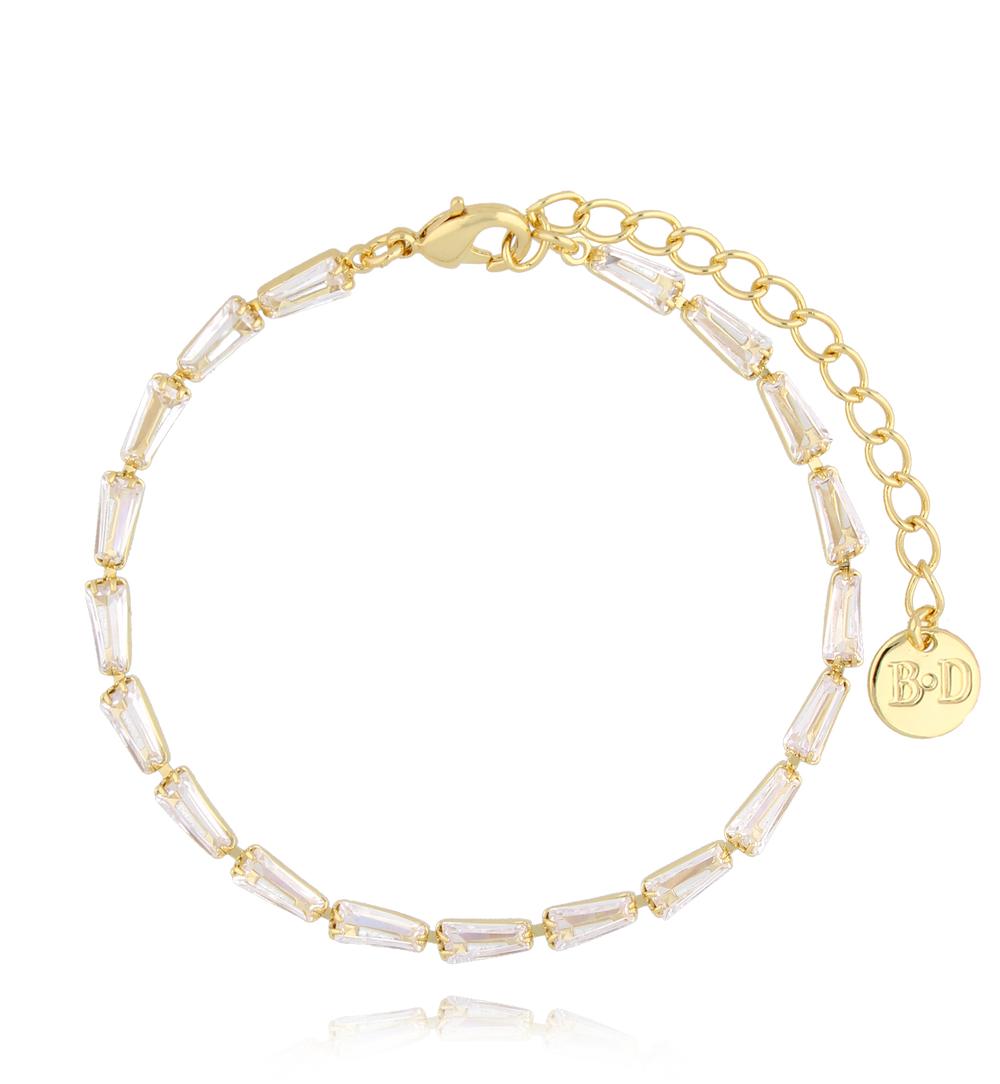 Bransoletka tenisowa z kryształami Mini Samantha  BSS0172