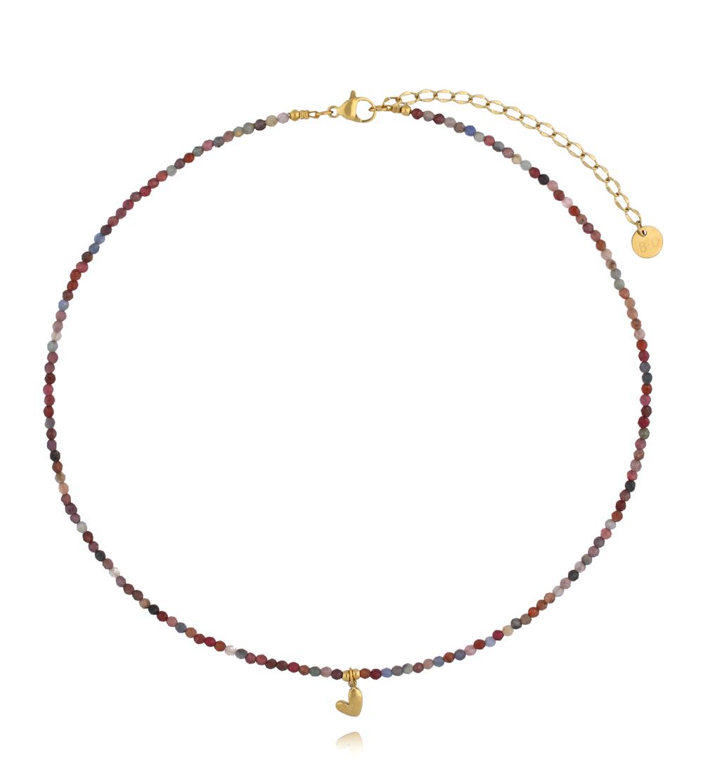 Zestaw dwóch naszyjników z drobnych kamieni naturalnych ZN0178