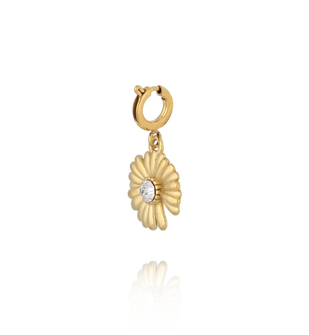Charms Stokrotka z cyrkonią CHA0089