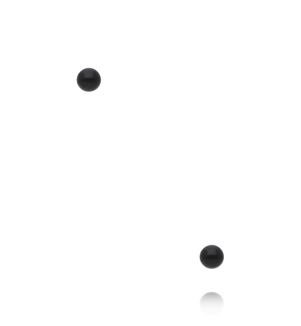 Zestaw kolczyków kuleczek w klasycznych i naturalnych kolorach KMB0055