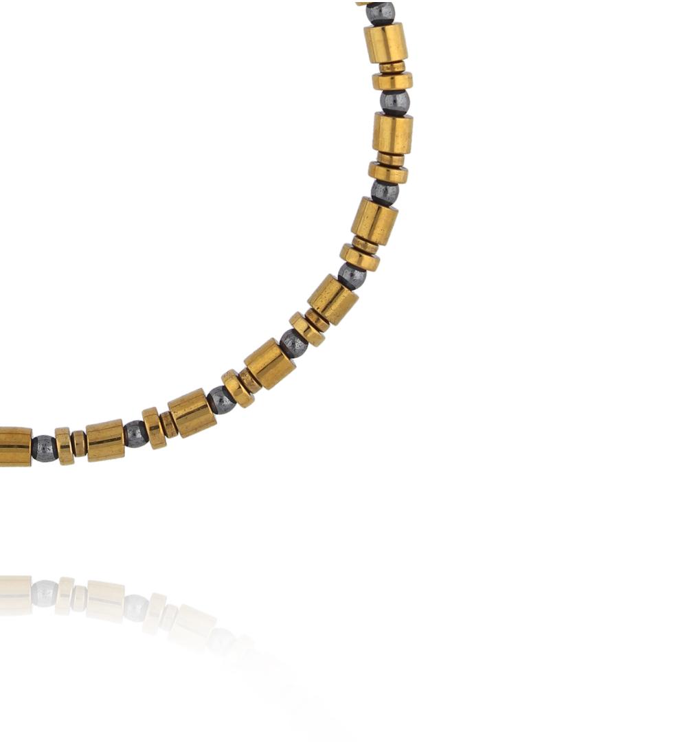 Bransoletka z hematytami BTW3638