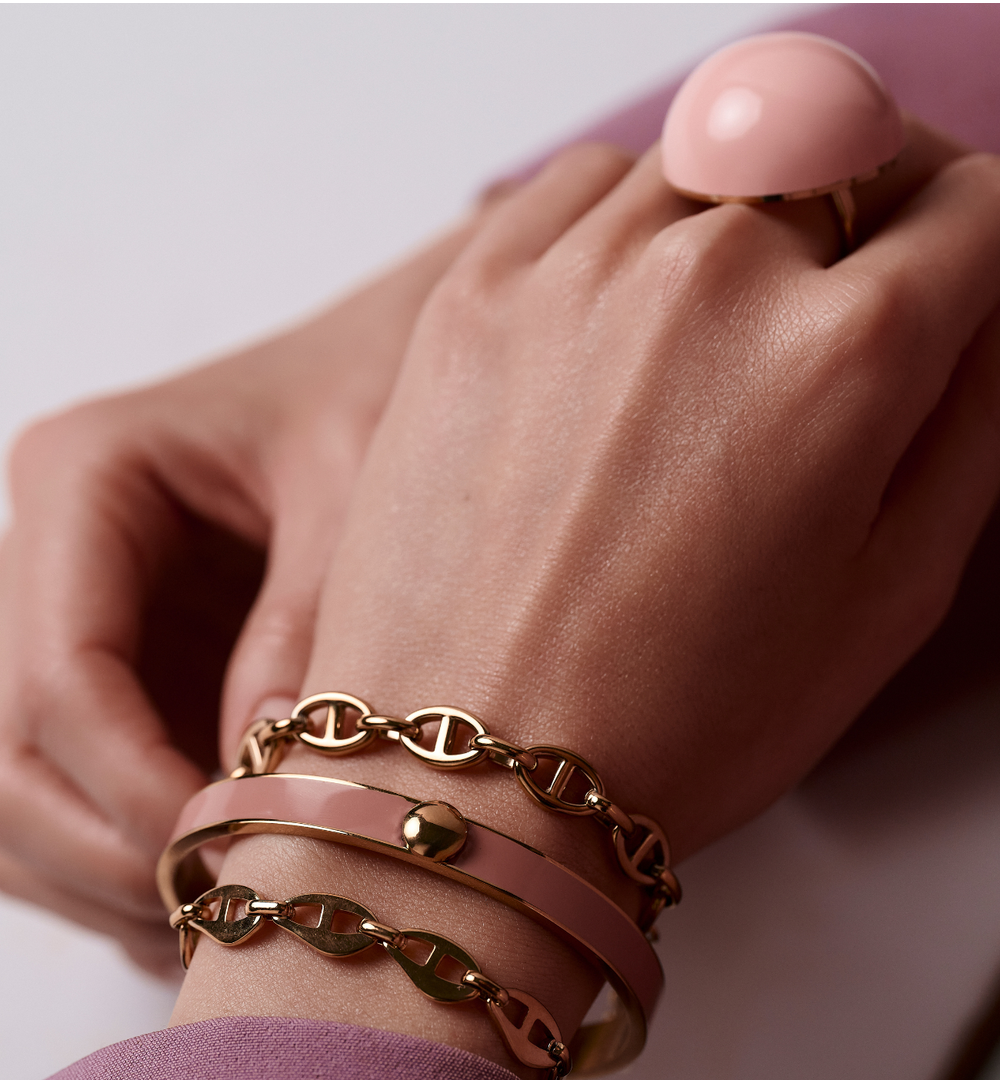 Bransoletka ze złotym łańcuchem BSY0312