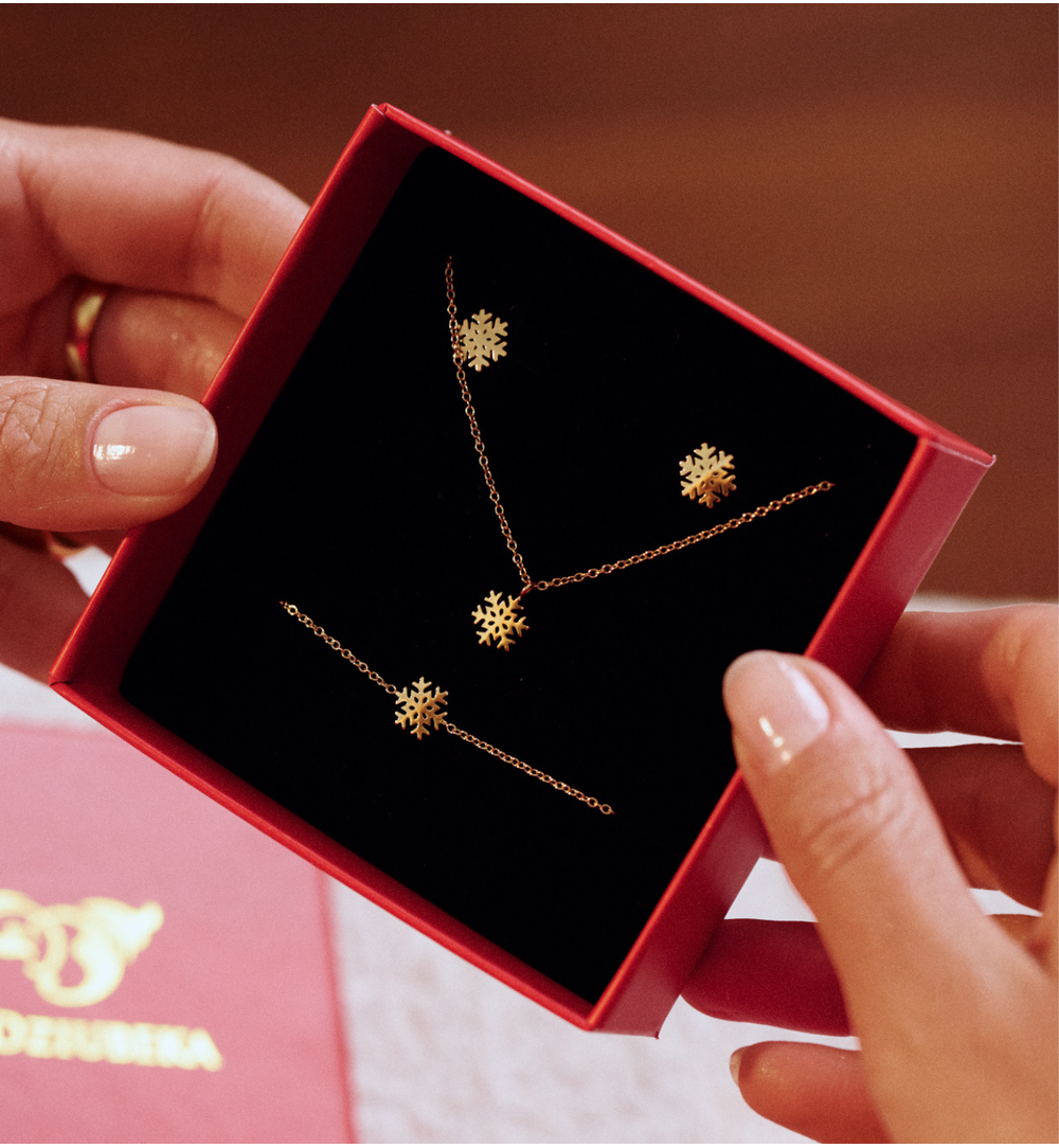 Bransoletka złota ze śnieżynką Lapland BSA0503