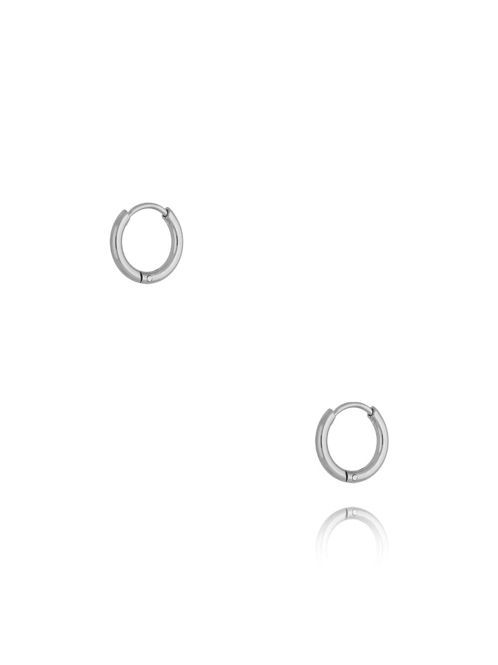 Kolczyki srebrne małe kółeczka Basic Hoop KSA0154