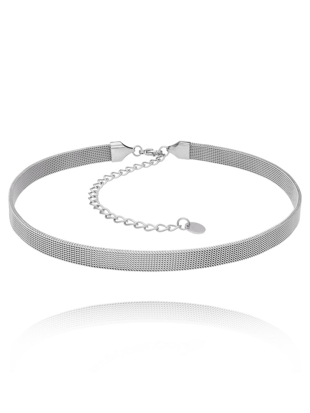 Choker srebrny Chic Stainless NSA1184