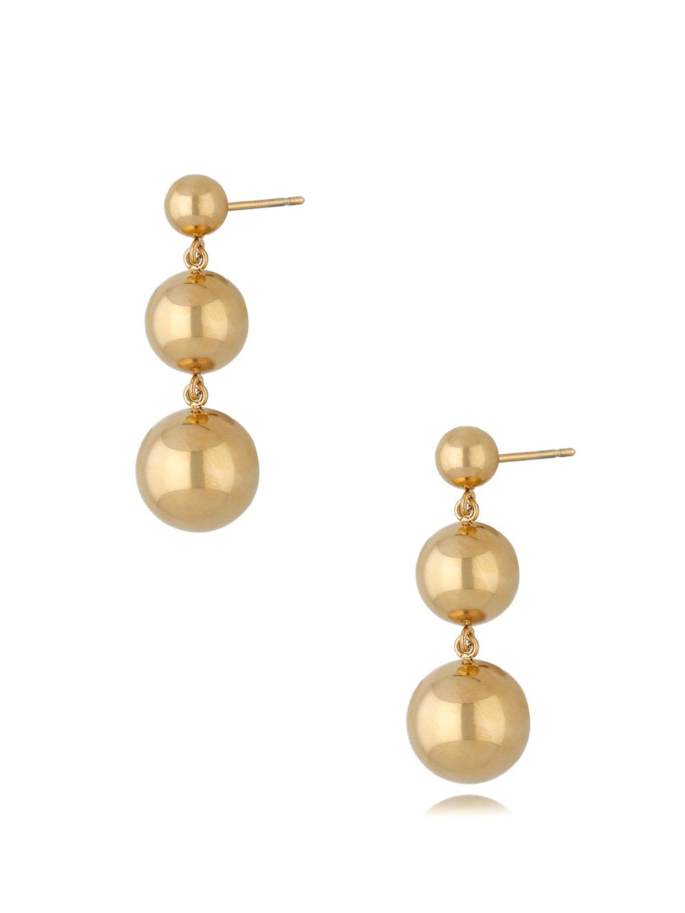 Kolczyki złote Big Balls KSA0644