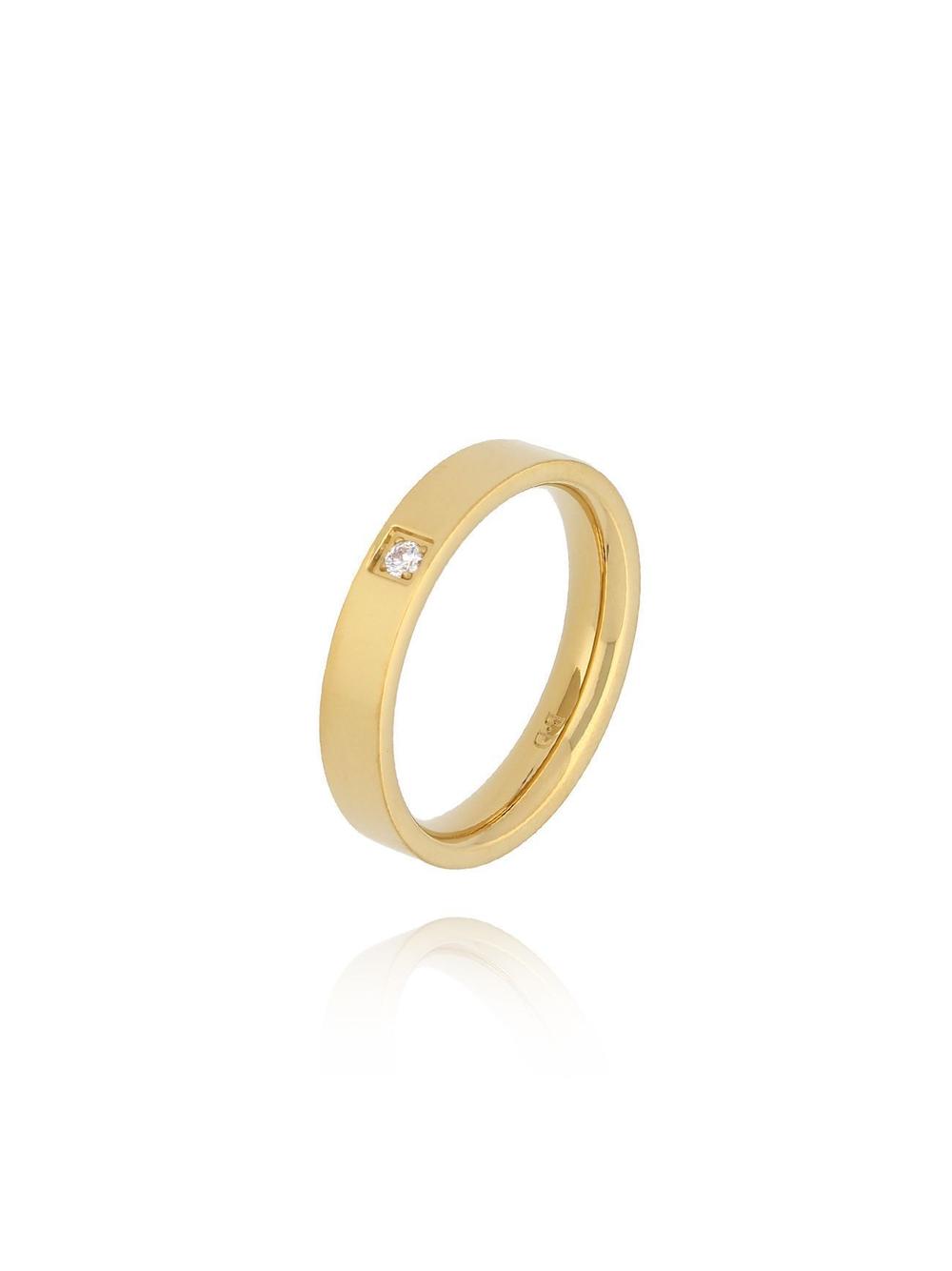 Obrączka złota z cyrkonią Forever PSA0839