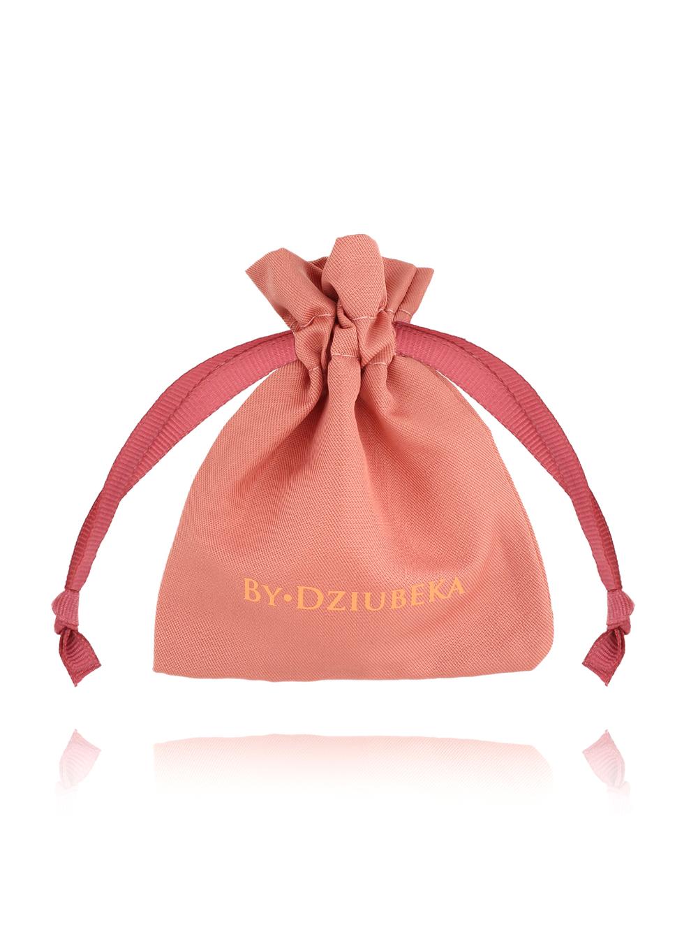 Woreczek bawełniany peach pink mały OPA0255