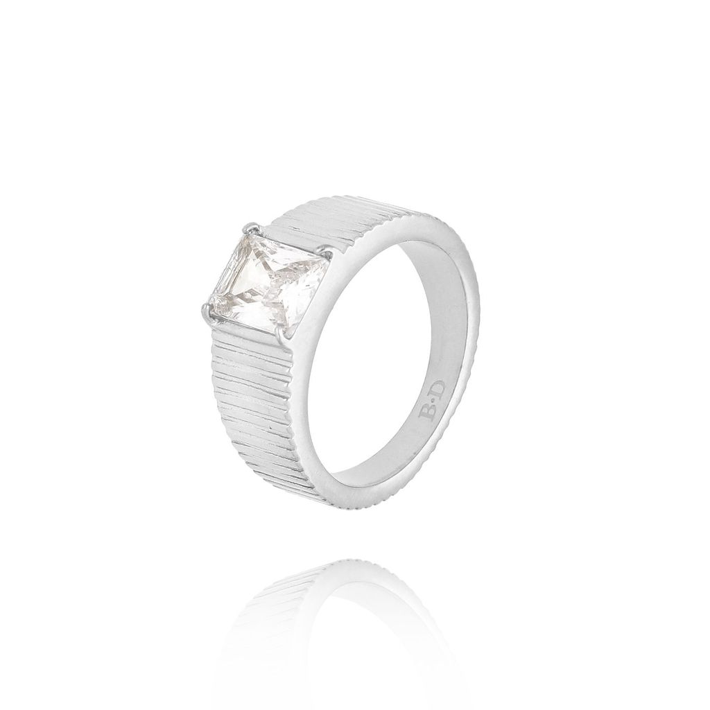 Pierścionek srebrny z kryształem Sparkle Ring PSA0939