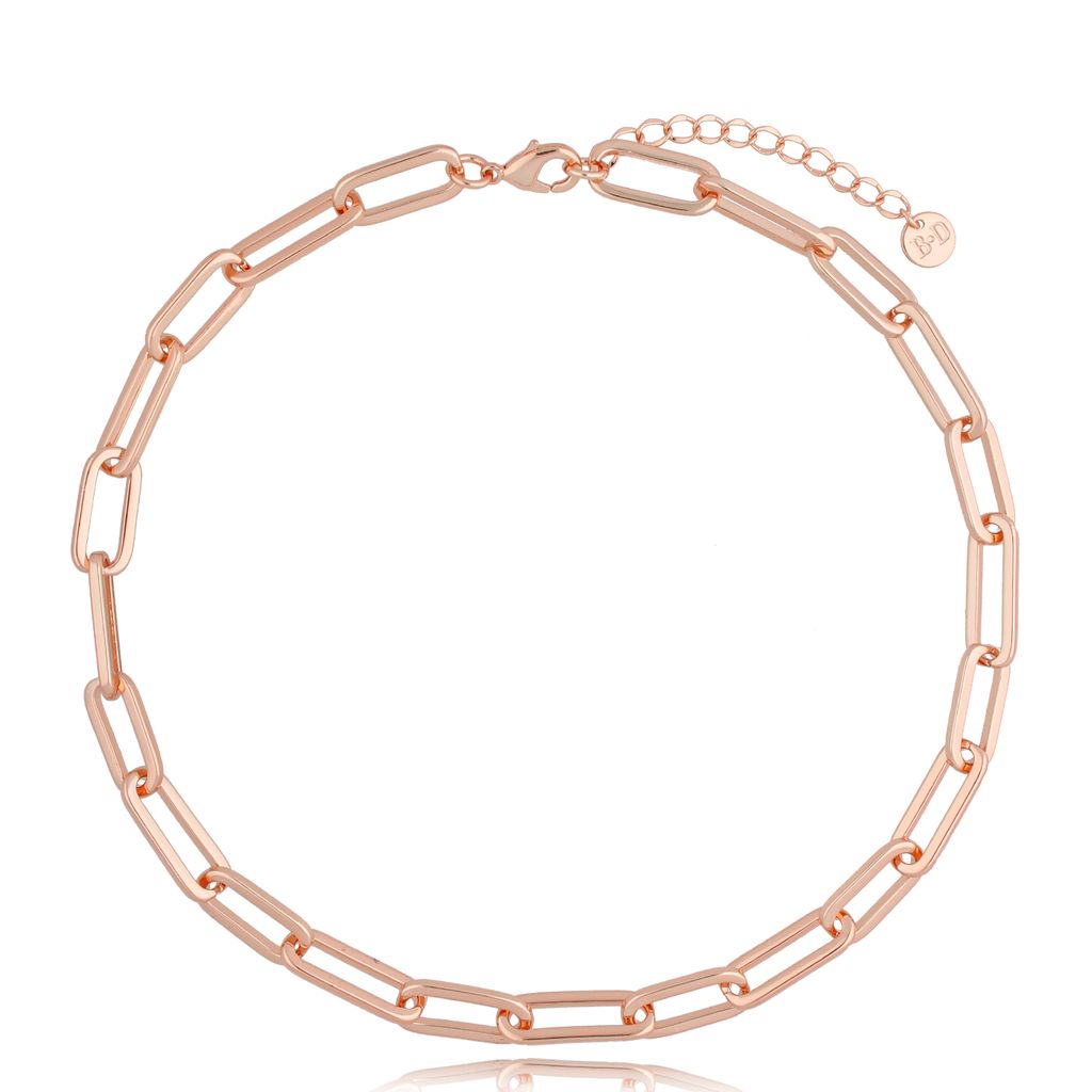 Naszyjnik różowe złoto łańcuch Basic Chain NRG0466